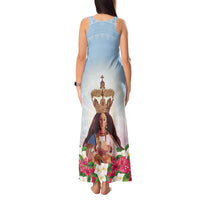 Guam Patroness Tank Maxi Dress The Legend Santa Marian Kamalen LT05 - Polynesian Pride