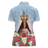 Guam Patroness Women Polo Shirt The Legend Santa Marian Kamalen