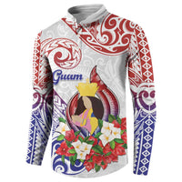 Happy Guam Santa Marian Kamalen Day Button Sweatshirt LT05 - Polynesian Pride