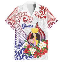 Happy Guam Santa Marian Kamalen Day Hawaiian Shirt LT05 White - Polynesian Pride