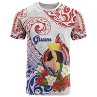 Happy Guam Santa Marian Kamalen Day T Shirt LT05 White - Polynesian Pride