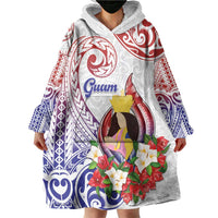 Happy Guam Santa Marian Kamalen Day Wearable Blanket Hoodie LT05 - Polynesian Pride