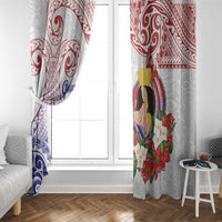 Happy Guam Santa Marian Kamalen Day Window Curtain LT05 - Polynesian Pride