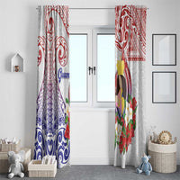 Happy Guam Santa Marian Kamalen Day Window Curtain LT05 - Polynesian Pride