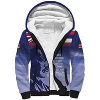 Hawaii MLK Day Sherpa Hoodie LT05 Unisex Blue - Polynesian Pride