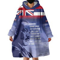 Hawaii MLK Day Wearable Blanket Hoodie LT05 - Polynesian Pride