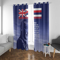 Hawaii MLK Day Window Curtain LT05 With Grommets Blue - Polynesian Pride