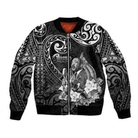 Guam MLK Day Bomber Jacket The Legacy Of MLK LT05 Unisex Black - Polynesian Pride