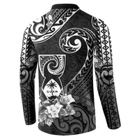 Guam MLK Day Button Sweatshirt The Legacy Of MLK LT05 - Polynesian Pride