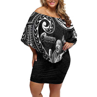 Guam MLK Day Off Shoulder Short Dress The Legacy Of MLK