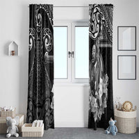 Guam MLK Day Window Curtain The Legacy Of MLK LT05 - Polynesian Pride