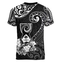 Guam MLK Day Women V-Neck T-Shirt The Legacy Of MLK LT05 - Polynesian Pride