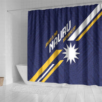 Happy Nauru Independence Day Shower Curtain Polynesian Pattern LT05 - Polynesian Pride