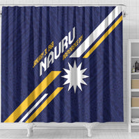 Happy Nauru Independence Day Shower Curtain Polynesian Pattern LT05 - Polynesian Pride