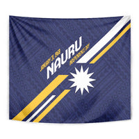 Happy Nauru Independence Day Tapestry Polynesian Pattern LT05 - Polynesian Pride