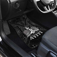 Haiti 1804 Car Mats Polynesian Silver Neg Maron LT05 - Polynesian Pride