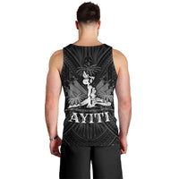 Haiti 1804 Men Tank Top Polynesian Silver Neg Maron LT05 - Polynesian Pride