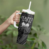Haiti 1804 Tumbler With Handle Polynesian Silver Neg Maron LT05 - Polynesian Pride