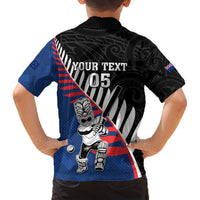 Custom New Zealand Auckland Cricket Hawaiian Shirt With Maori Pattern LT05 - Polynesian Pride
