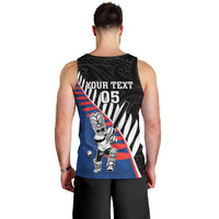 Custom New Zealand Auckland Cricket Men Tank Top With Maori Pattern LT05 - Polynesian Pride