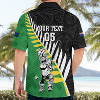 Custom New Zealand Central Districts Cricket Hawaiian Shirt With Maori Pattern LT05 - Polynesian Pride