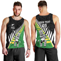 Custom New Zealand Central Districts Cricket Men Tank Top With Maori Pattern LT05 - Polynesian Pride