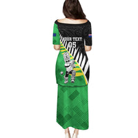 Custom New Zealand Central Districts Cricket Puletasi With Maori Pattern LT05 - Polynesian Pride