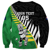 Custom New Zealand Central Districts Cricket Sweatshirt With Maori Pattern LT05 - Polynesian Pride