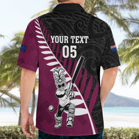 Custom New Zealand Northern Districts Cricket Hawaiian Shirt With Maori Pattern LT05 - Polynesian Pride