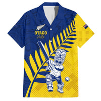 Custom New Zealand Otago Cricket Hawaiian Shirt With Maori Pattern LT05 Yellow - Polynesian Pride