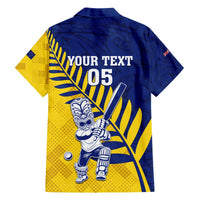 Custom New Zealand Otago Cricket Hawaiian Shirt With Maori Pattern LT05 - Polynesian Pride