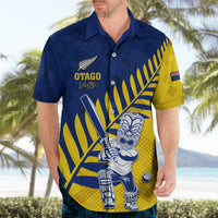 Custom New Zealand Otago Cricket Hawaiian Shirt With Maori Pattern LT05 - Polynesian Pride