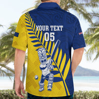 Custom New Zealand Otago Cricket Hawaiian Shirt With Maori Pattern LT05 - Polynesian Pride