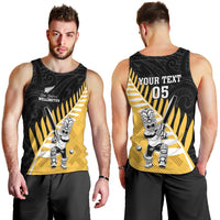 Custom New Zealand Wellington Cricket Men Tank Top With Maori Pattern LT05 - Polynesian Pride