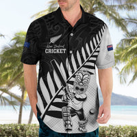 Custom New Zealand Cricket Hawaiian Shirt With Maori Pattern LT05 - Polynesian Pride