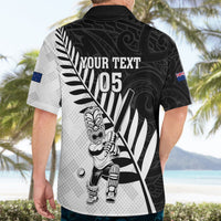 Custom New Zealand Cricket Hawaiian Shirt With Maori Pattern LT05 - Polynesian Pride