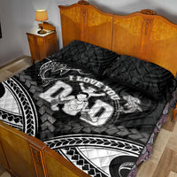 Happy Father's Day Quilt Bed Set I Love You Dad Polynesian Style LT05 - Polynesian Pride