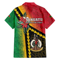 Happy Vanuatu Constitution Day Family Matching Puletasi and Hawaiian Shirt Flag Style With Sand Drawing Pattern LT05 - Polynesian Pride