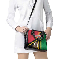 Happy Vanuatu Constitution Day Shoulder Handbag Flag Style With Sand Drawing Pattern LT05 - Polynesian Pride