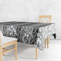 Hawaii Vintage Gray Hibiscus Tapa Pattern Tablecloth LT05 - Polynesian Pride