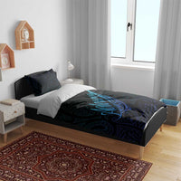 Aotearoa New Zealand Bedding Set Koru Fern Blue Gradient LT05 - Polynesian Pride