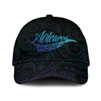 Aotearoa New Zealand Classic Cap Koru Fern Blue Gradient LT05 Universal Fit Blue - Polynesian Pride