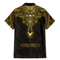 Personalized Polynesia Family Matching Mermaid Dress and Hawaiian Shirt With Christian Cross LT05 - Polynesian Pride