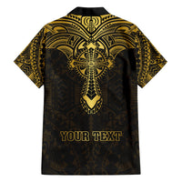 Personalized Polynesia Hawaiian Shirt With Christian Cross LT05 - Polynesian Pride