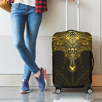 Polynesia Luggage Cover With Christian Cross LT05 - Polynesian Pride