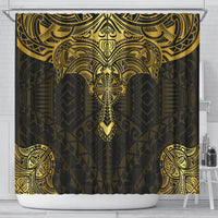 Polynesia Shower Curtain With Christian Cross LT05 - Polynesian Pride