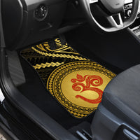 Polynesia Car Mats With Hindu Om Symbol LT05 - Polynesian Pride