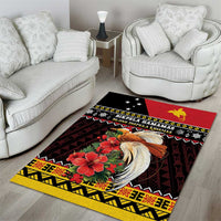 Papua New Guinea Christmas Area Rug Bird Of Paradise Hamamas Krismas LT05 - Polynesian Pride