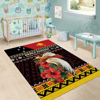 Papua New Guinea Christmas Area Rug Bird Of Paradise Hamamas Krismas LT05 - Polynesian Pride