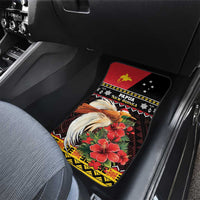 Papua New Guinea Christmas Car Mats Bird Of Paradise Hamamas Krismas LT05 - Polynesian Pride